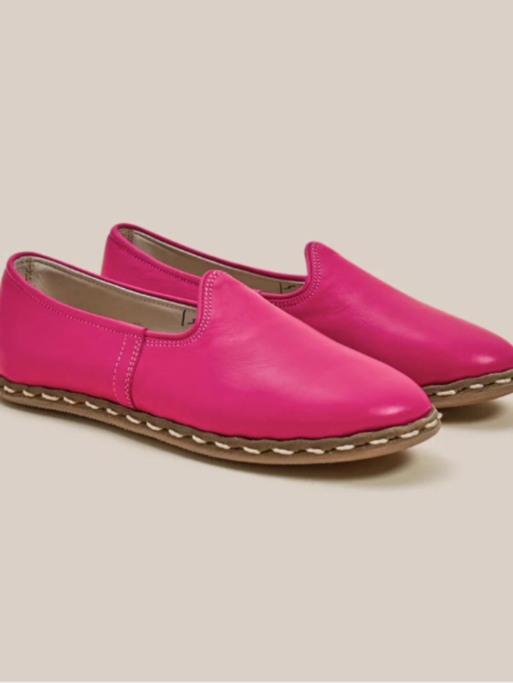 Pink Sabah Slip-On Flats - NWT - Size 40